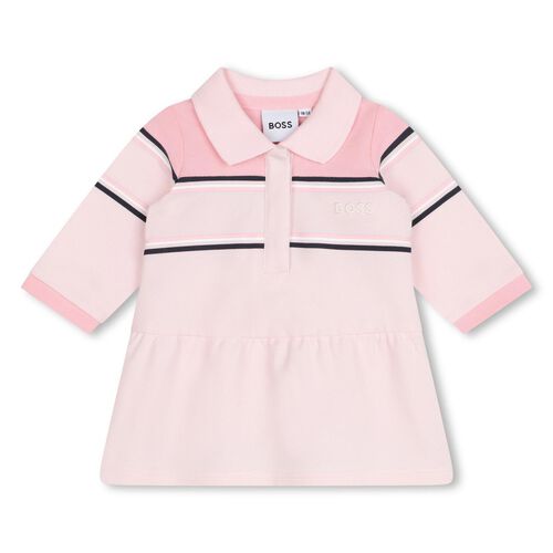 BOSS Dropped-Waist Polo Dress 6M - 2Y
